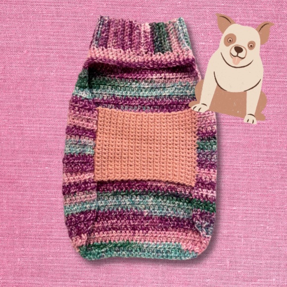 Cotton Candy Dog Sweater - Picture 2 of 6